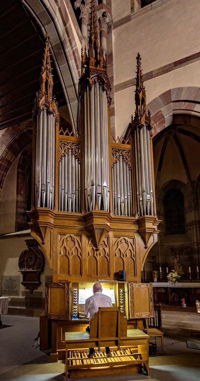 Daniel Pandolfo dans la solitude de l'orgue de chœur