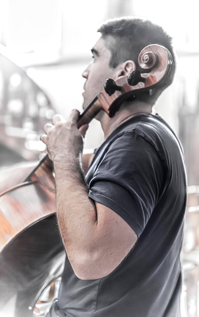 Fabrice Millischer au violoncelle