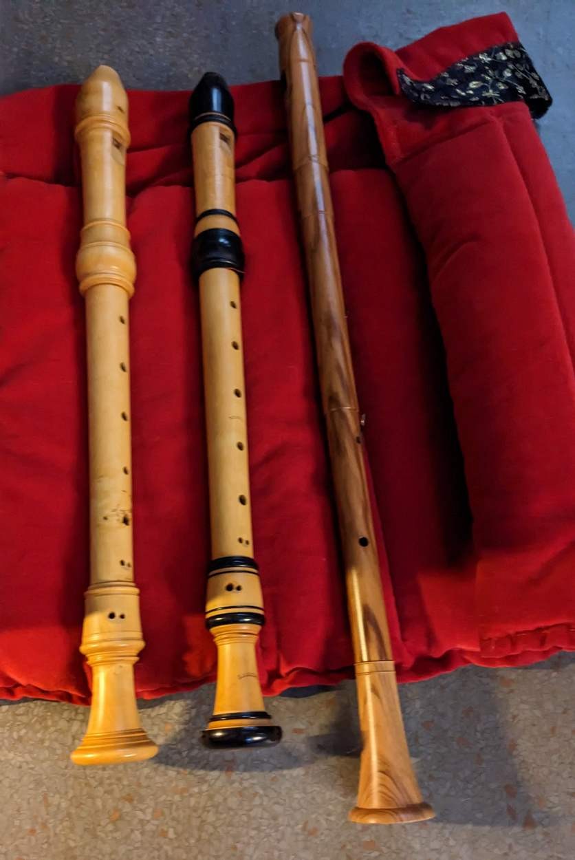 Flutes utilisées par Catherine Wohlhuter