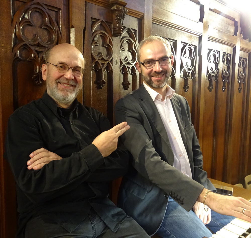 Jean-Luc Iffrig et Roland Lopes registreur du jour