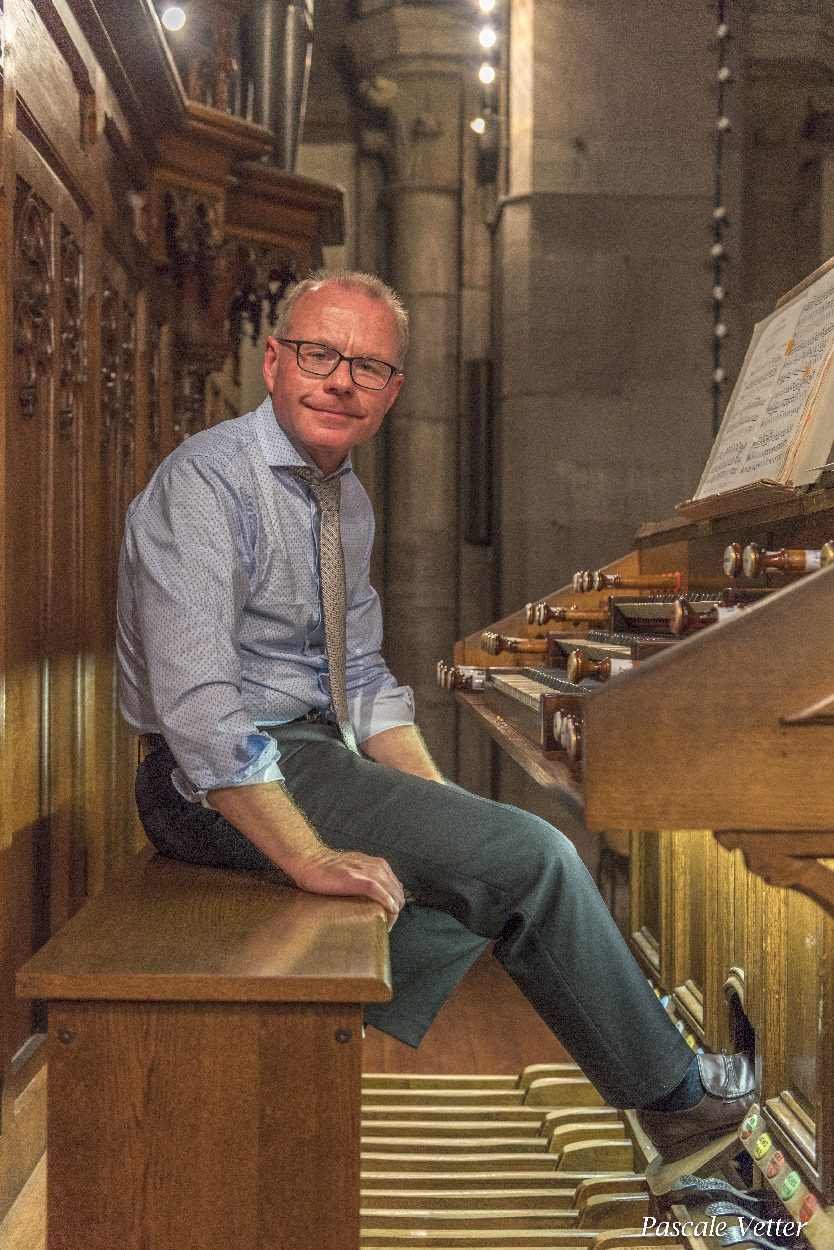 Avant le concert à l'orgue Merklin