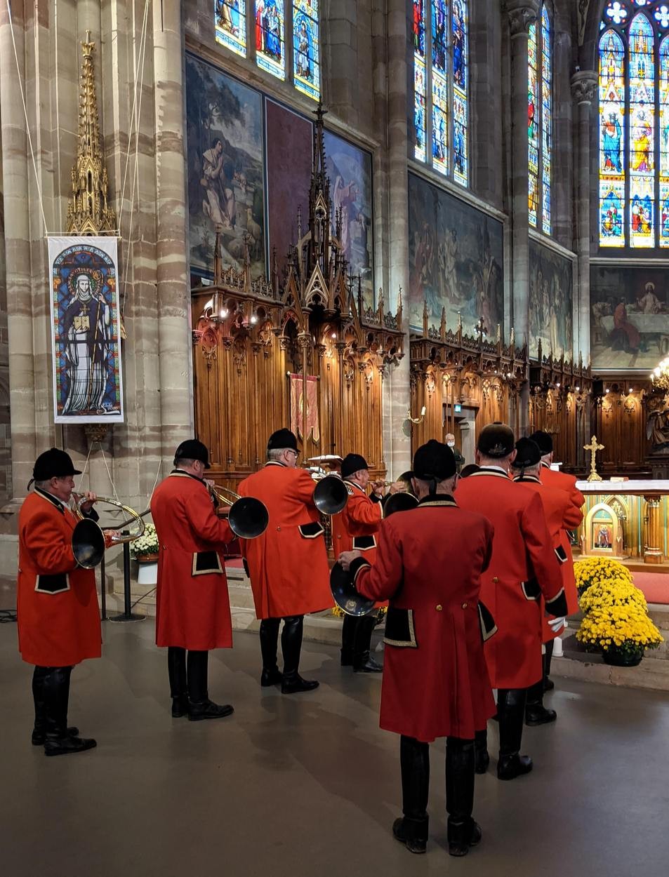Dans l'église, Trompes de Mollkirch