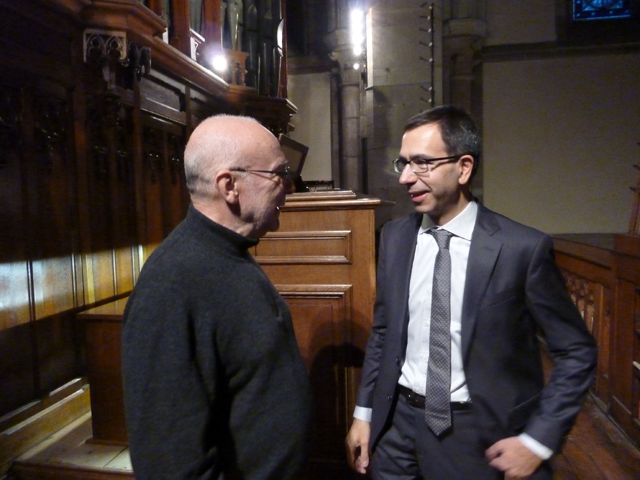 Deux amis : L. Mengoni et D. Pandolfo