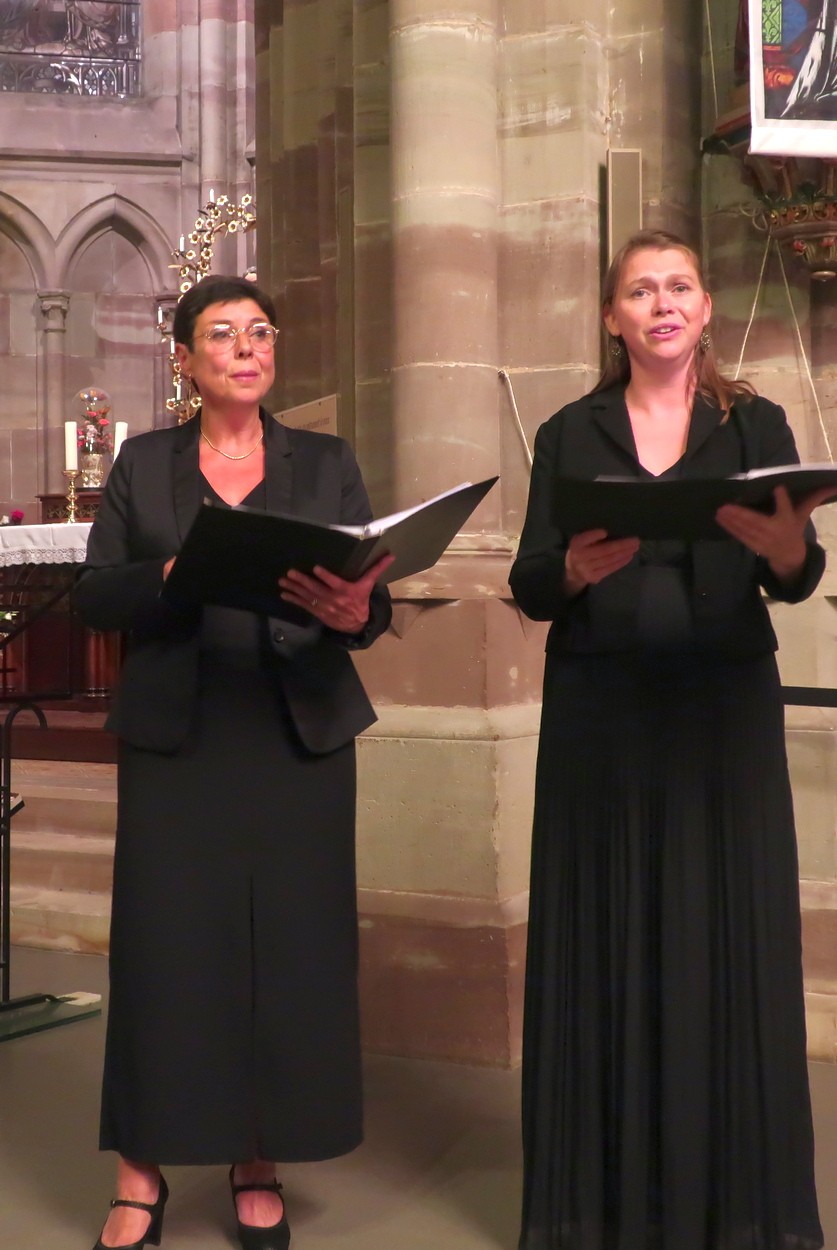 Martine Gaspar et Marie de Roy, les cantatrices