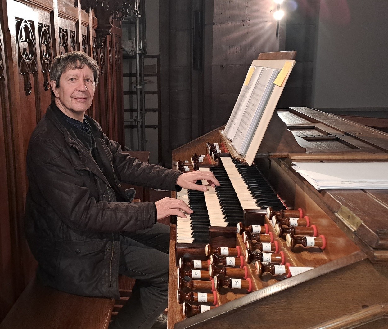 Thierry Senentz, l'organiste du jour