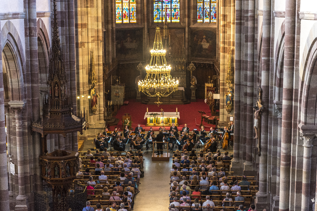 Concert vu de la tribune